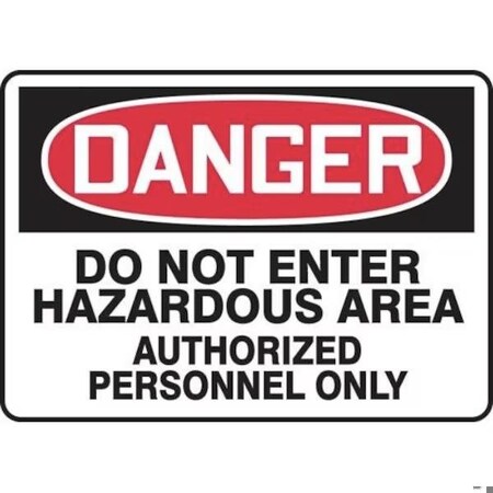 Accuform OSHA DANGER SAFETY SIGN DO NOT MCHG027VS MCHG027VS